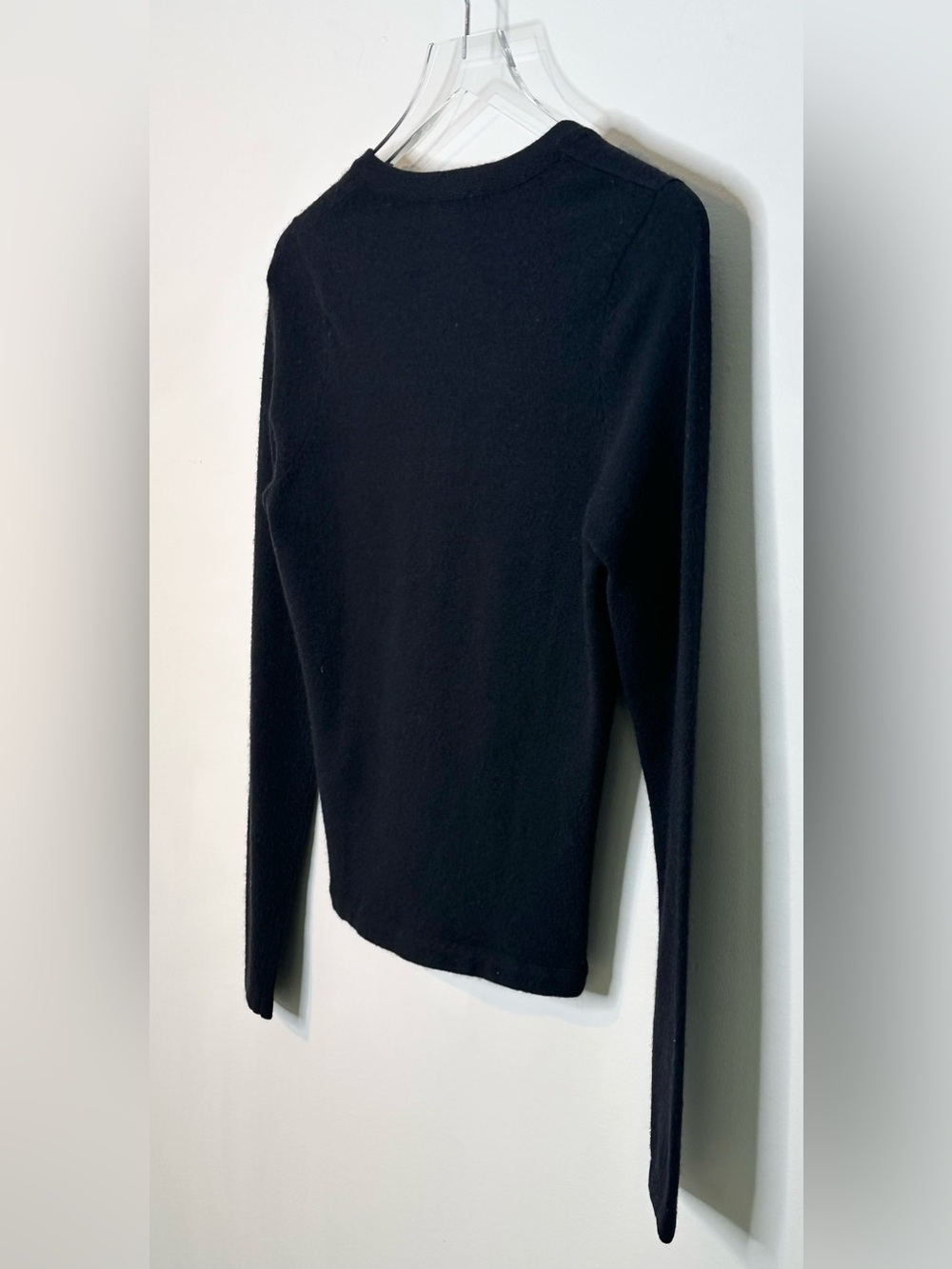 Vince Black Cashmere Button Front Women's Cardigan Sweater Top - Picture 6 of 10